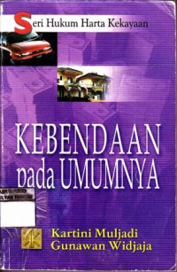 Kebendaan pada Umumnya