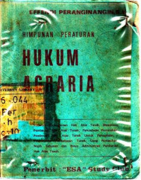 Himpunan Peraturan Hukum Agraria