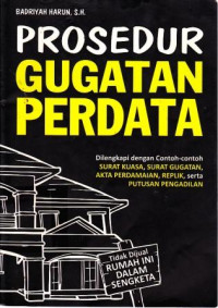 Prosedur Gugatan Perdata