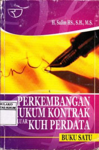 Perkembangan hukum Kontrak Diluar KUH Perdata
