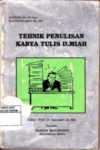 Teknik Penulisan Karya Tulis Ilmiah