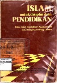 Islam untuk disiplin ilmu pendidikan