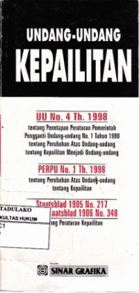 Undang-Undang Kepailitan