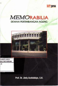 Memorabilia Dewan pertimbangan Agung