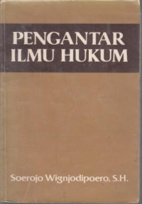 Pengantar Ilmu Hukum