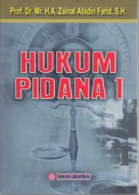Hukum Pidana I