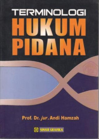 Terminologi Hukum Pidana