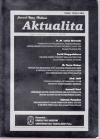 Jurnal Ilmu Hukum Aktualita