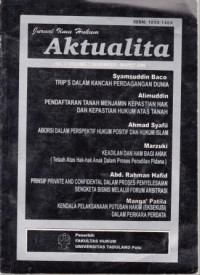 Jurnal Ilmu Hukum Aktualita