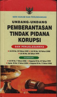 Undang-Undang Pemberantasan Tindak Pidana Korupsi
