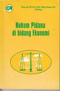 Hukum Pidana di bidang Ekonomi