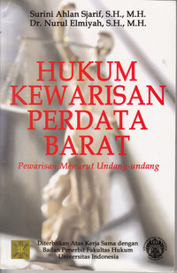 Hukum Kewarisan Perdata Barat : Pewarisan Menurut Undang-Undang