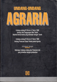 Undang-Undang Agraria