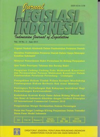 Jurnal Legislasi Indonesia