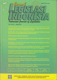 Jurnal Legislasi Indonesia