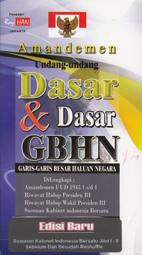 Amandemen Undang-Undang Dasar & Dasar GBHN
