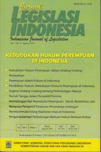 Jurnal Legislasi Indonesia
